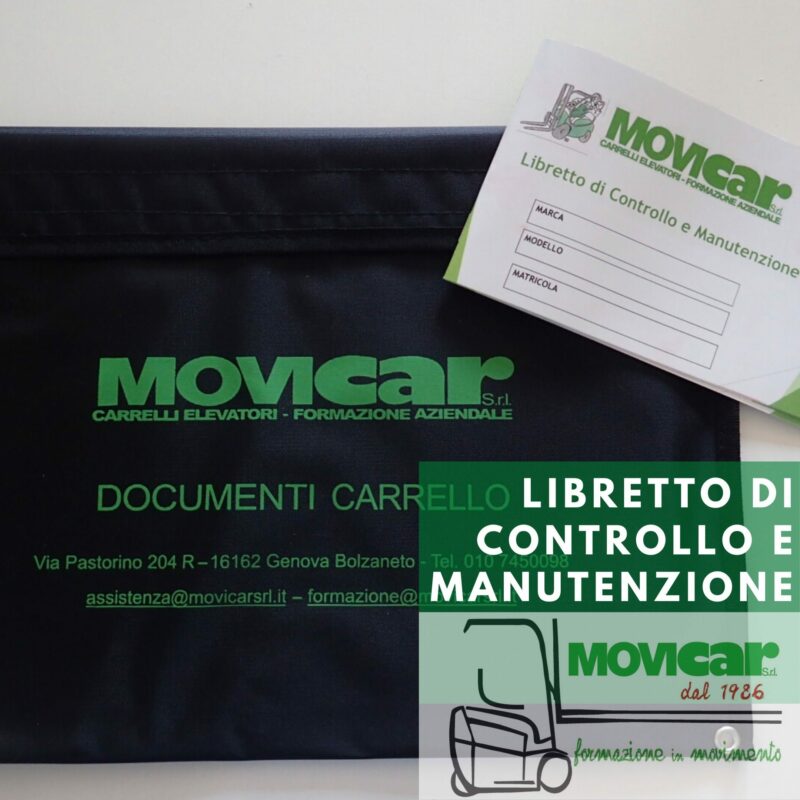 Libretto di controllo e manutenzione Movicar Carrelli Elevatori